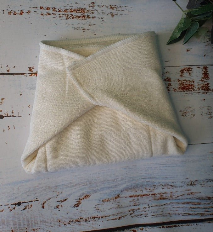 Tri - Fold/ Pre - Fold 8 Layer Hemp Cloth Nappy Inserts - Green Cheeks - cloth nappy