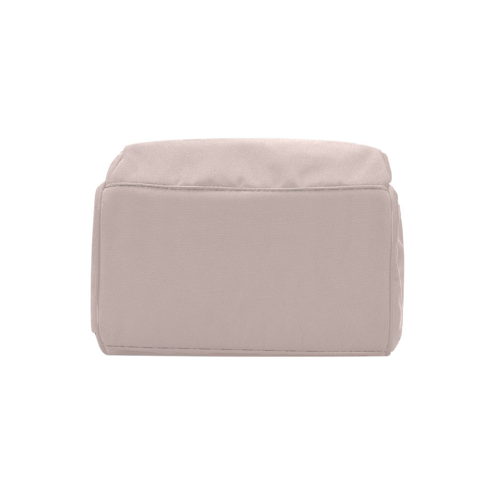 Vintage Rose Pink Baby Changing Nappy Bag - Green Cheeks - Diaper Backpack (1688)